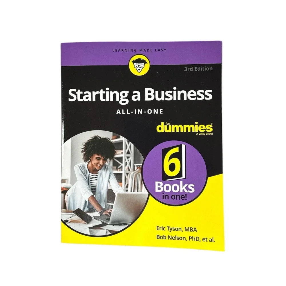 Starting a Business All-In-One for Dummies Paperback 6 Books In 1 Tyson, Nelson